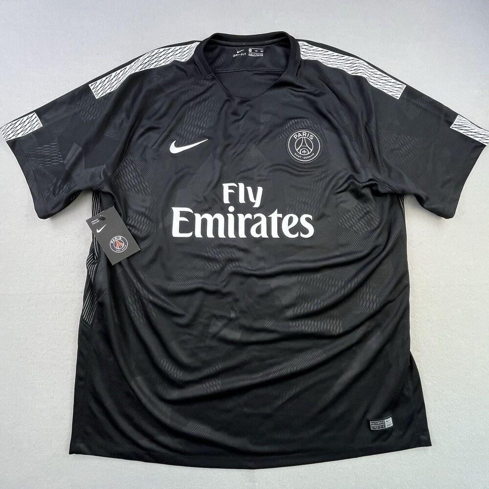 Nike PSG Paris Saint Germain 2017-18 Third Jersey Kit Men's XXL Neymar Jr Mbappe